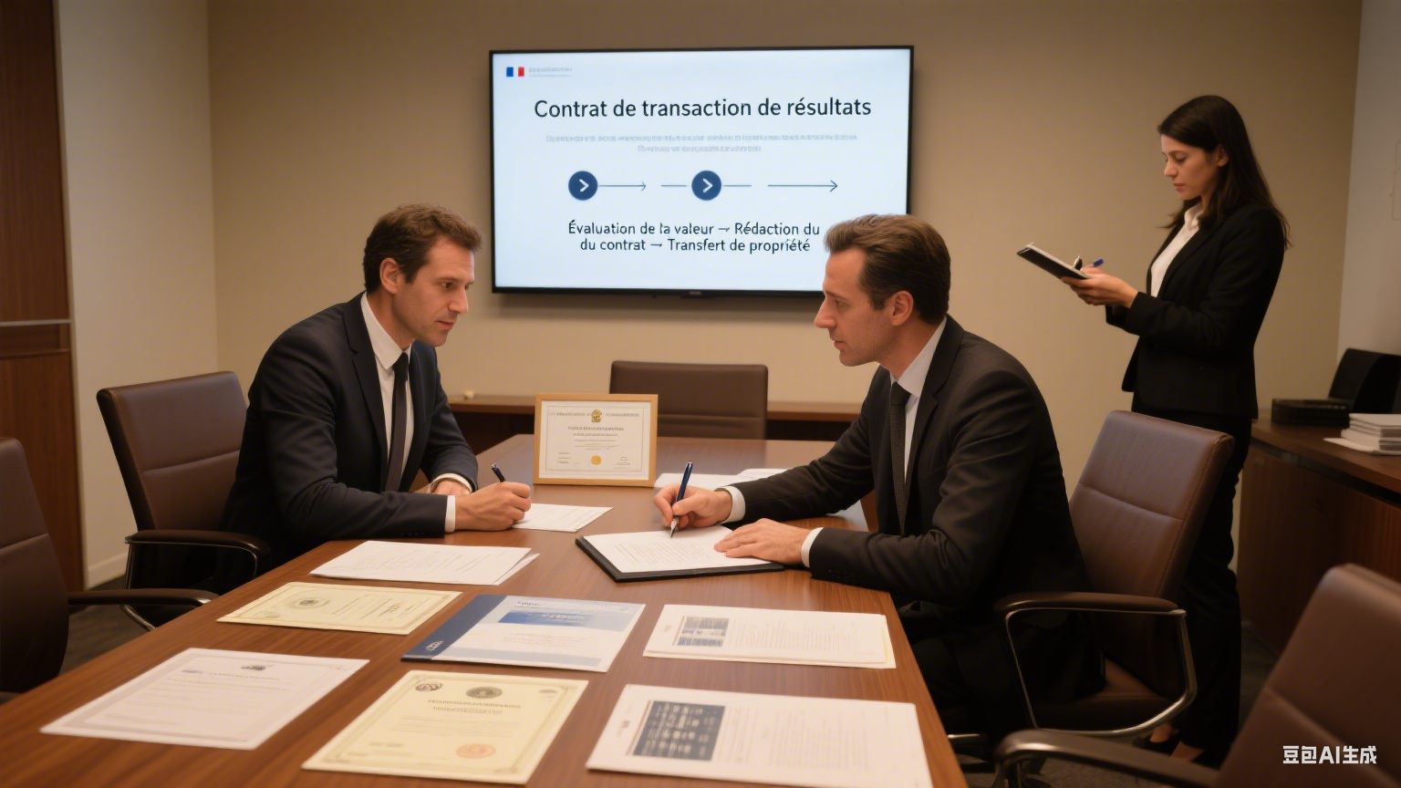 Transaction des résultats