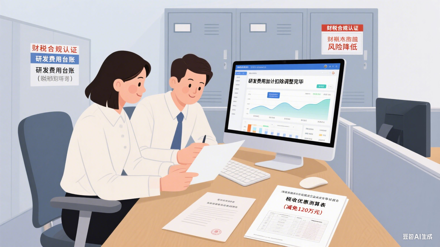 Audit spécialisé normalisant les finances et les impôts, les entreprises high-tech bénéficient d'avantages et réduisent les risques