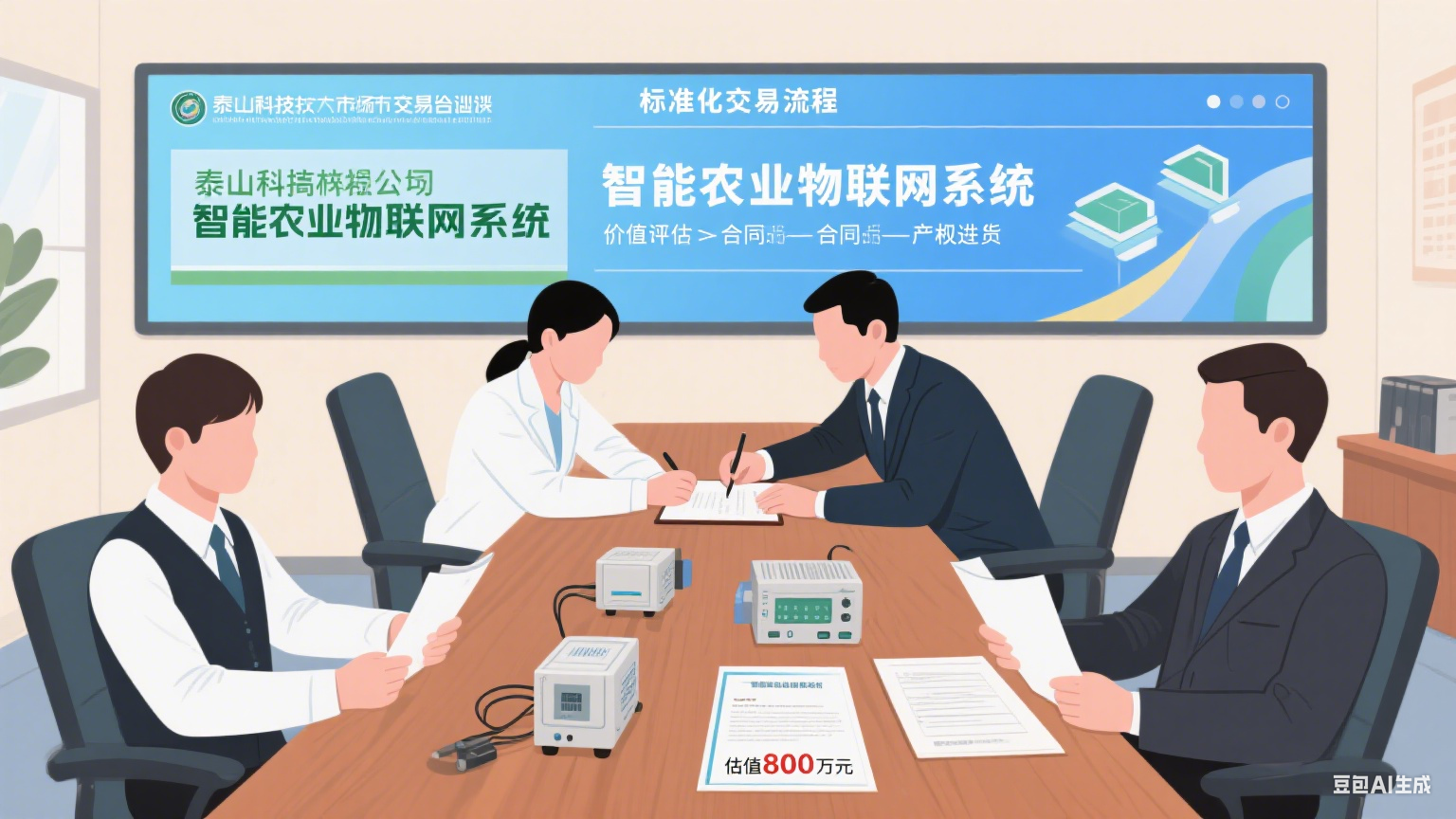 Transaction standardisée du système agricole intelligent, promouvant la mise en œuvre industrielle