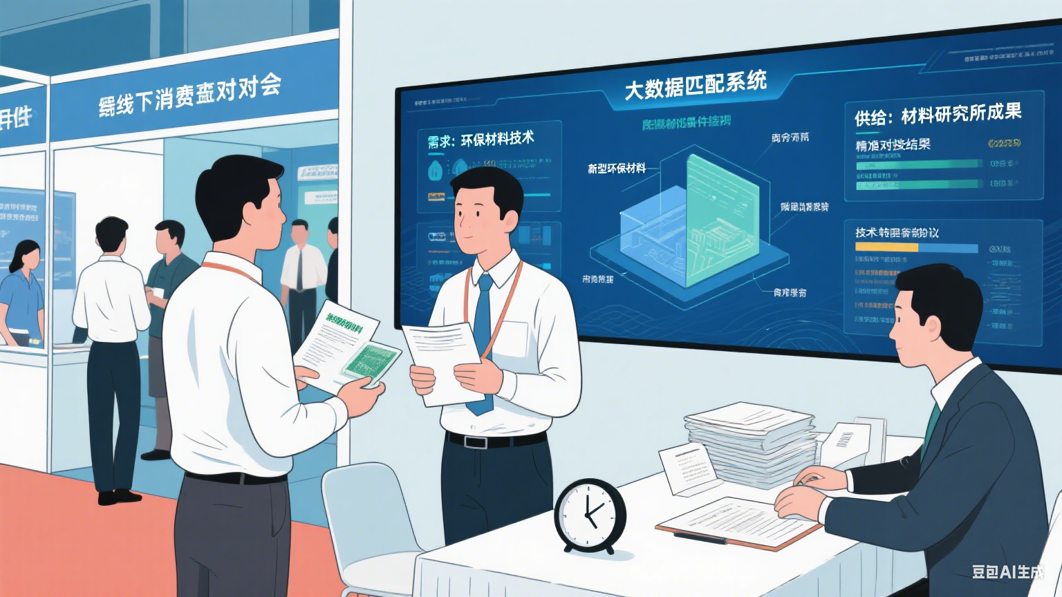 Appariement précis de technologies de matériaux écologiques, résolvant les problèmes de mise à niveau des entreprises